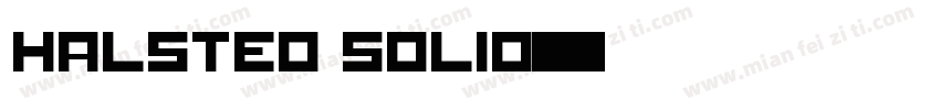 Halsted Solid字体转换